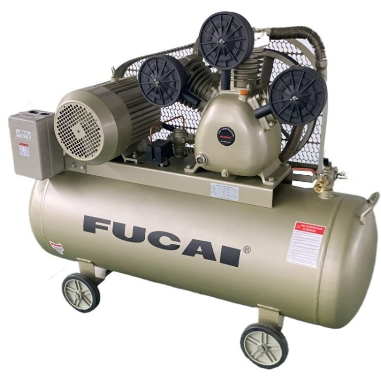 FUCAI Chinese Good Wholesale Supplier 20hp 15kw 2.3m3/min 8bar Cylinder 120mm*3 320L tank Piston air Compressor