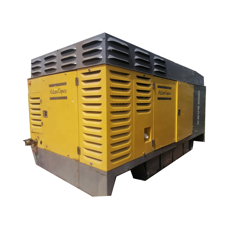 Used Stationary ATLAS Copco 1050 25bar Air Compressor Diesel Good Condition Factory Price on Sale