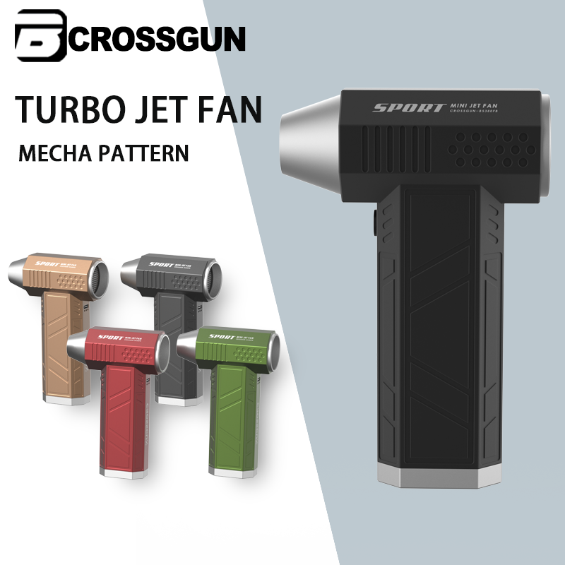 Crossgun 120000RPM Powerful Mini Jet Turbo Fan Dryer Compressed Metal Portable Cordless Computer Keyboard Cleaner for Car Dry