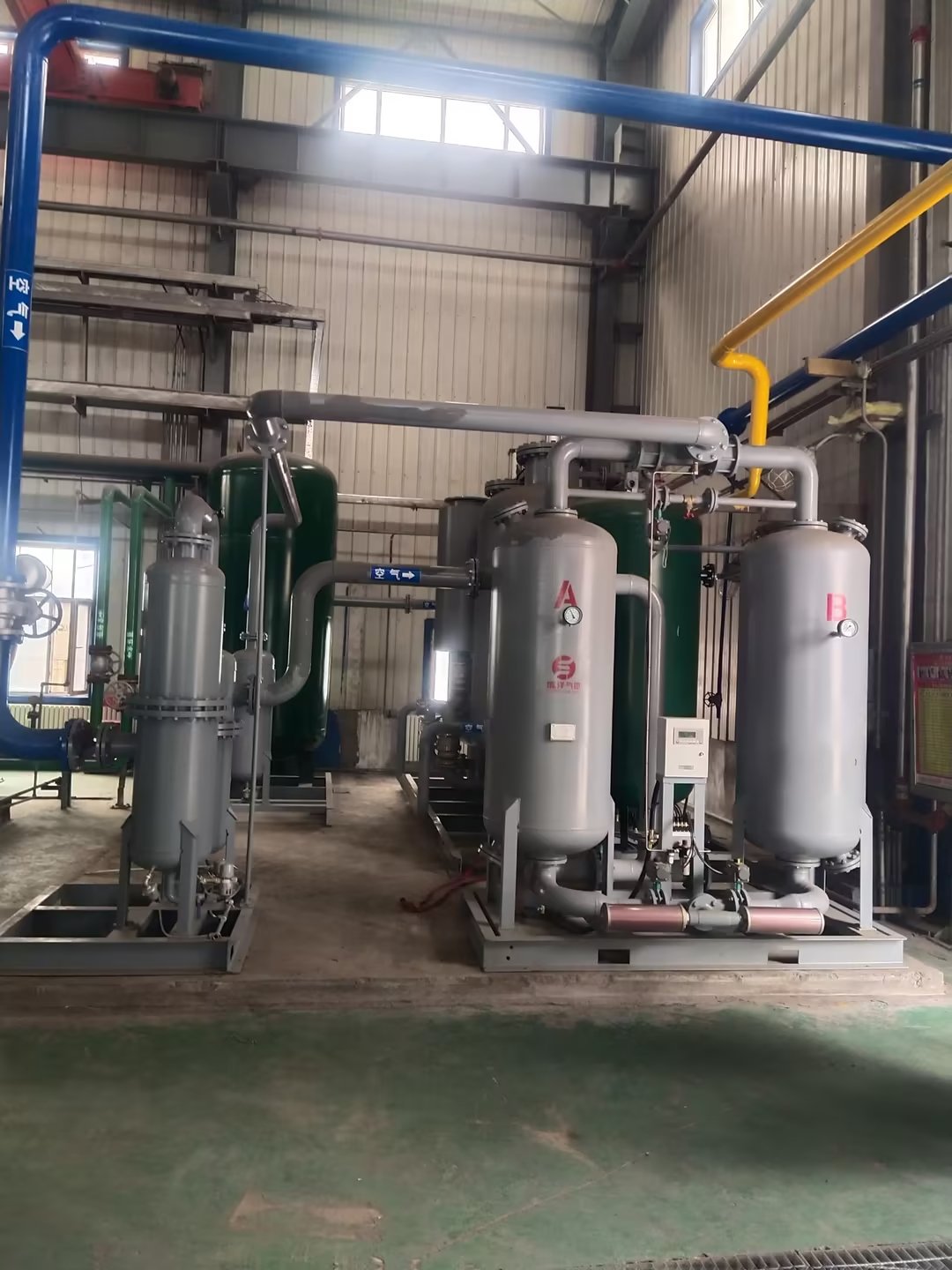 High Quality Laboratory Grade Air Compressor Dryer With Motor PLC Pressure Vessel