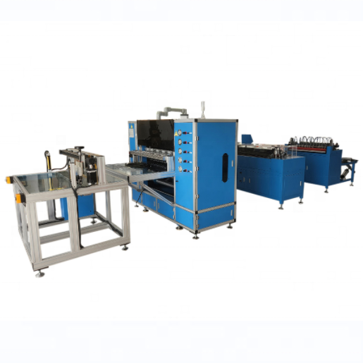Factory Direct Price Filter Media Knife Pleating Machine Knife Pleating Machine Fibergllass Filter Cabin Manufacturing Line