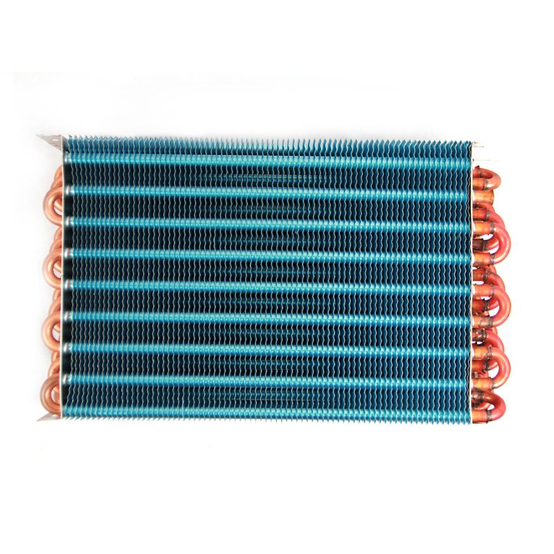 Copper Tube Condenser 3MPa air to Water Heat Exchanger Condenser Aluminum Fin