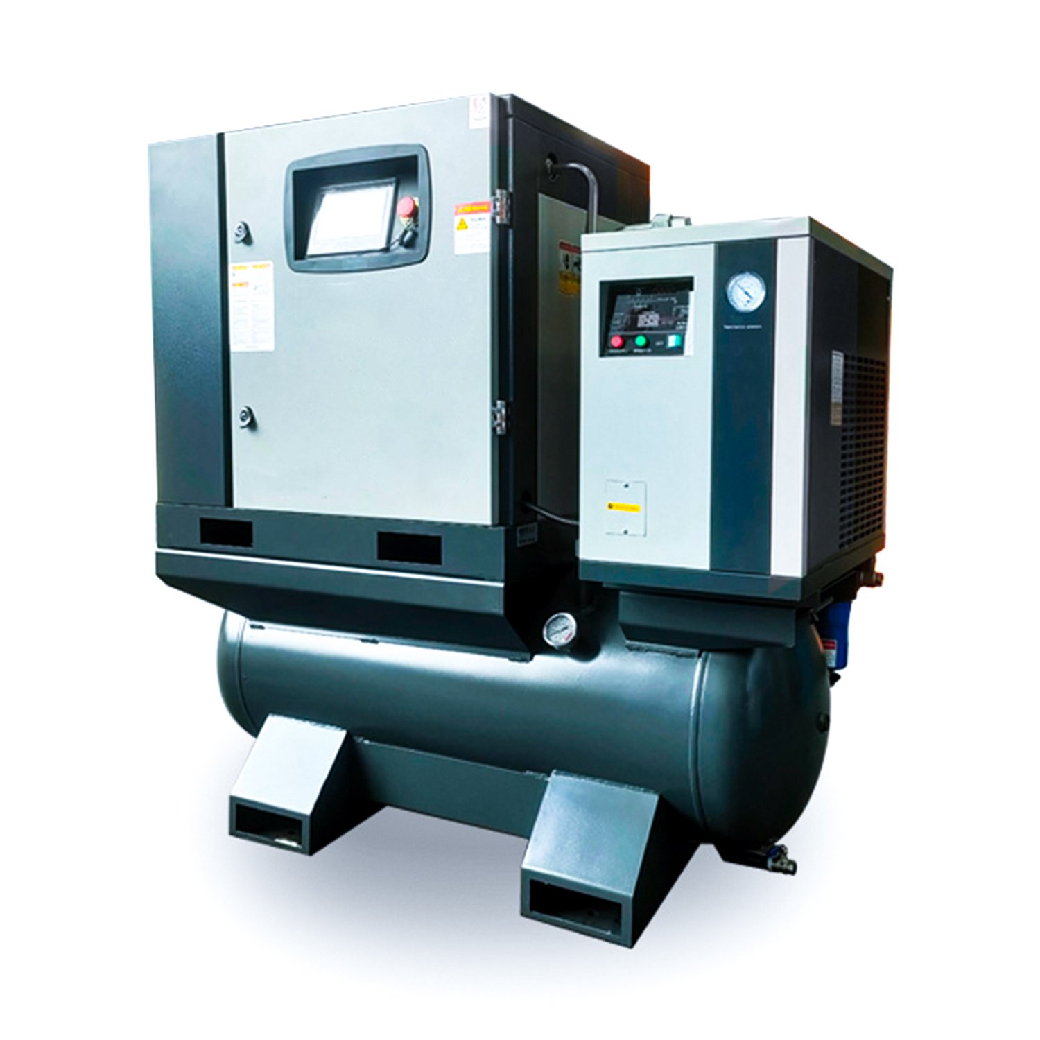All-in-one 7.5KW 10HP Screw air Compressor for Laser Cutting air Compressors with air Dryers