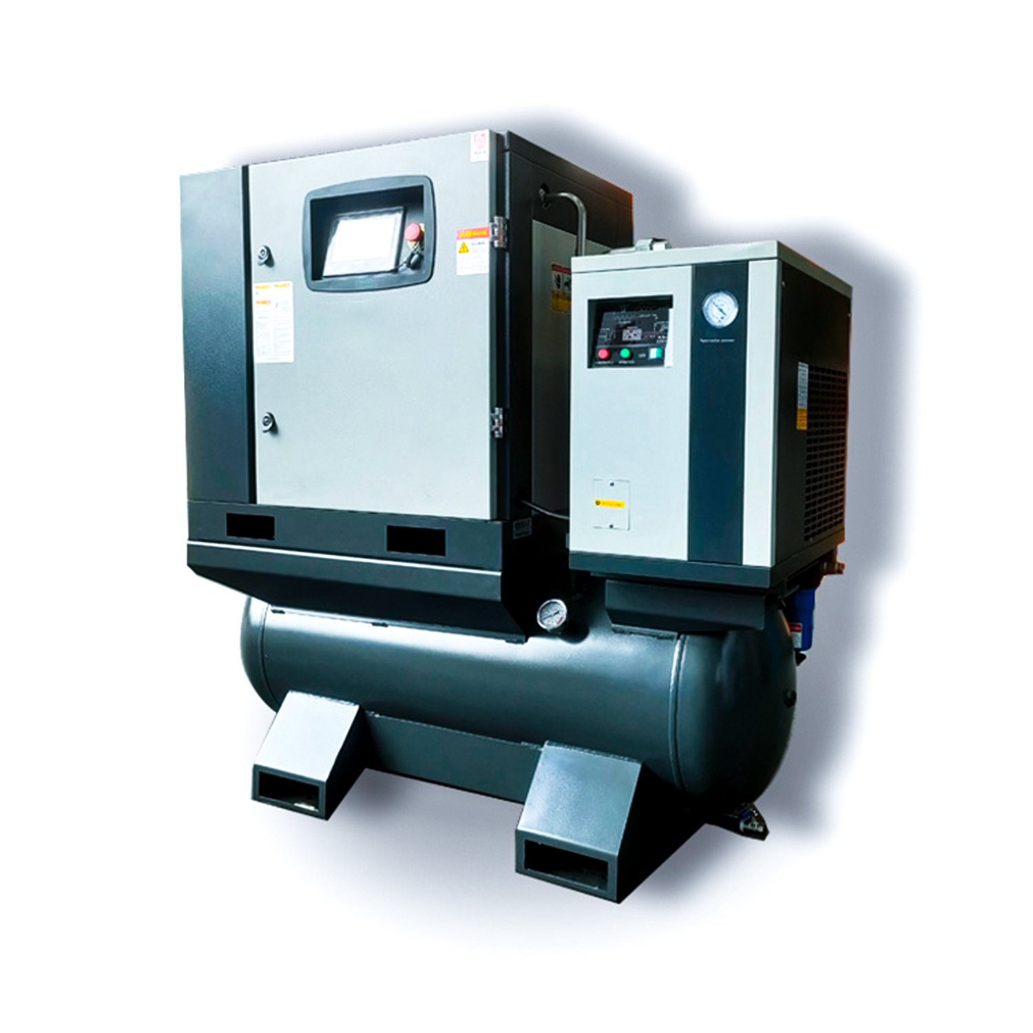 All-in-one 7.5KW 10HP Screw air Compressor for Laser Cutting air Compressors with air Dryers