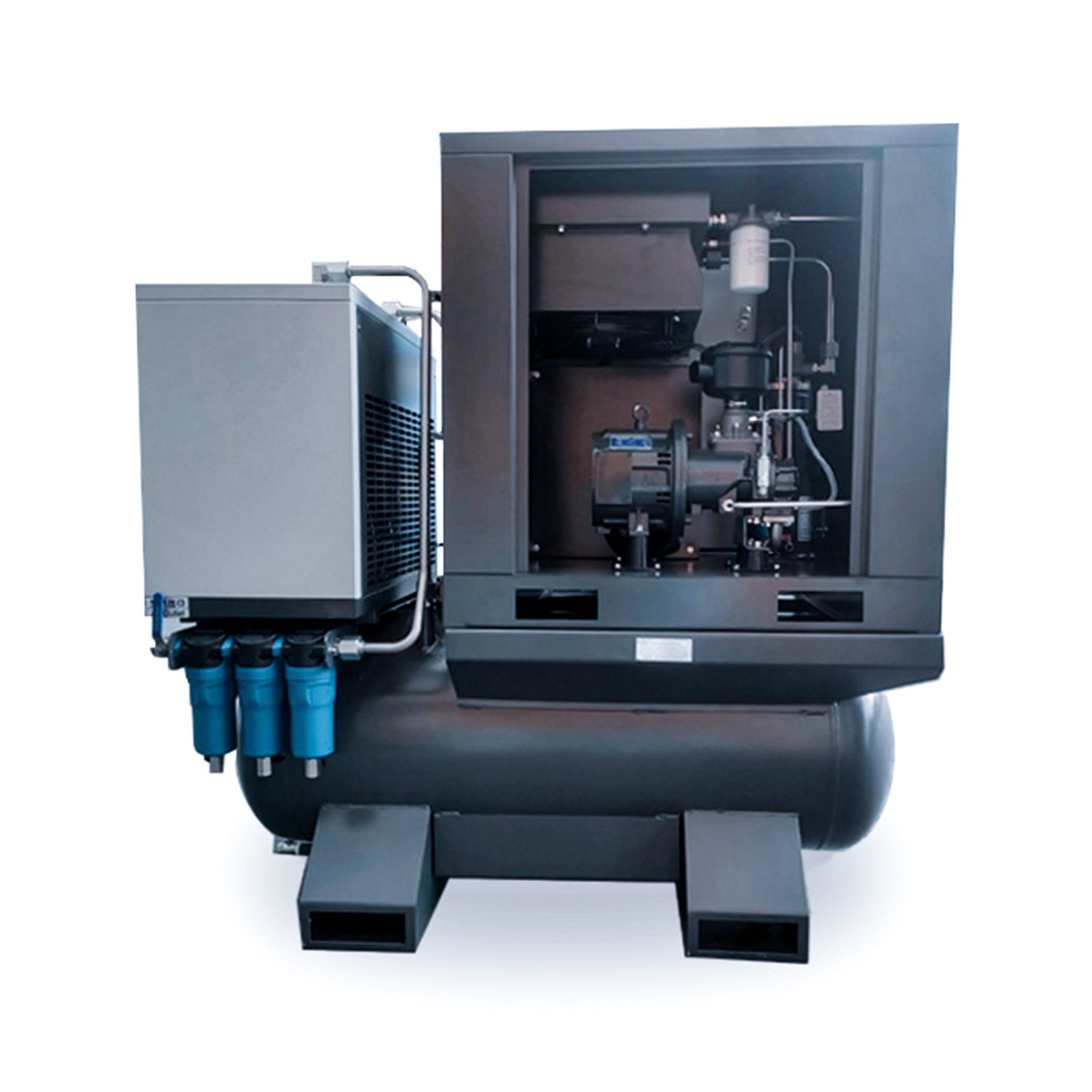All-in-one 7.5KW 10HP Screw air Compressor for Laser Cutting air Compressors with air Dryers