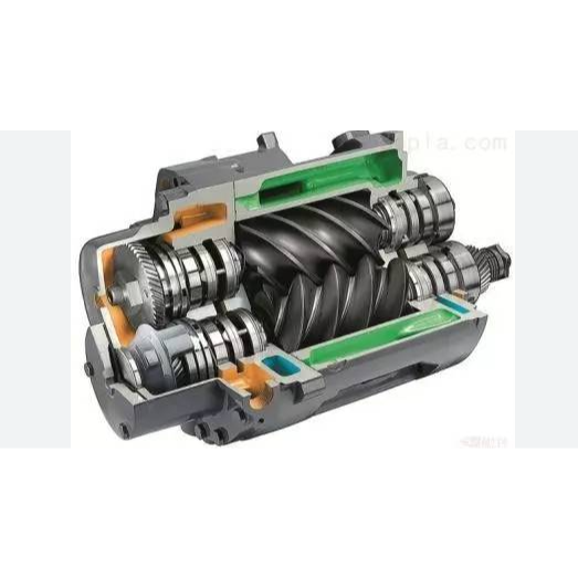 Industrial Air Compressor Two Stage Dry Oil Free Screw Air Compressor for Sale