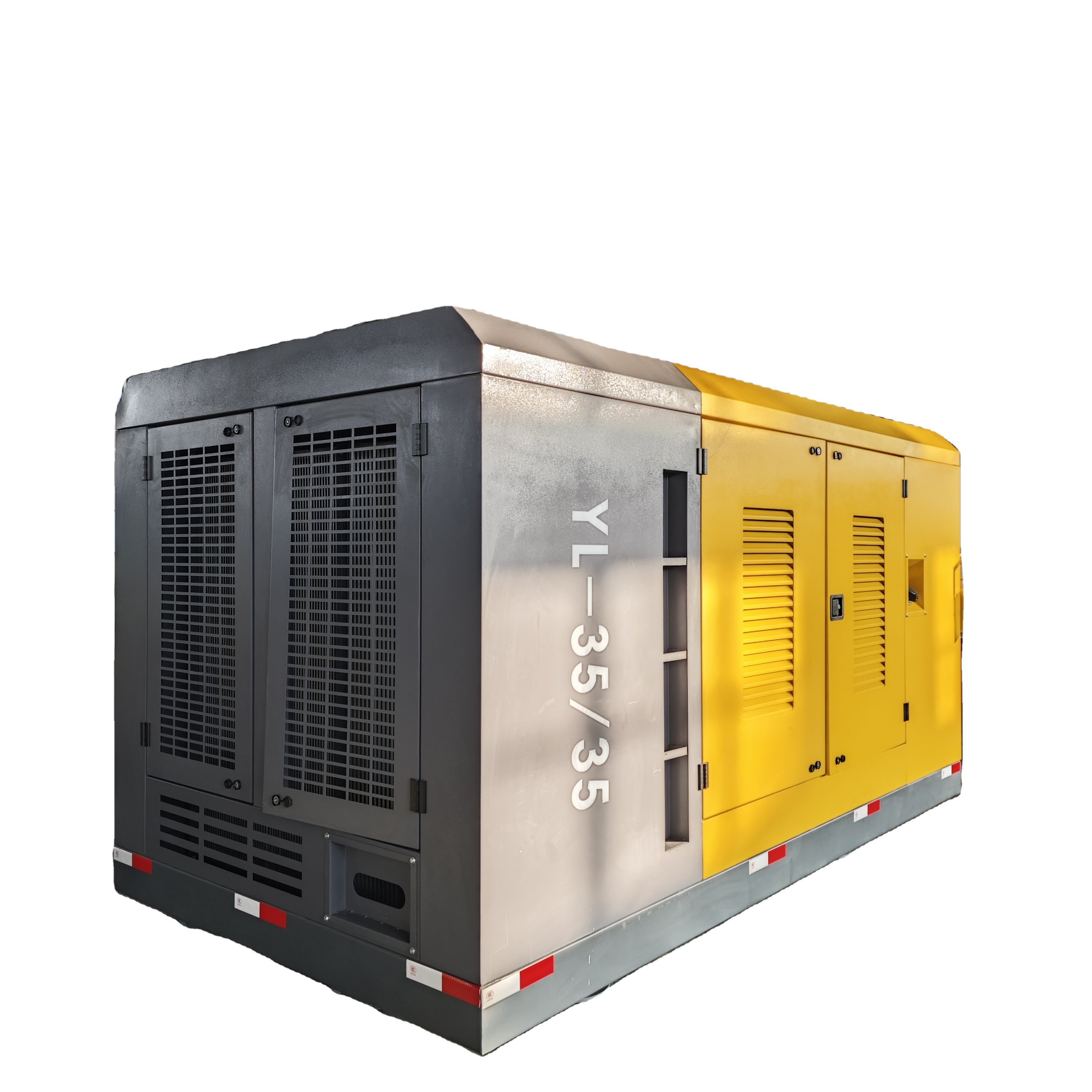 35bar 1300cfm 35m3/min Mining air Compressor Cummins 35 bar 1300 Cfm diesel Engine Screw Compressor for Water Well Drill Rig