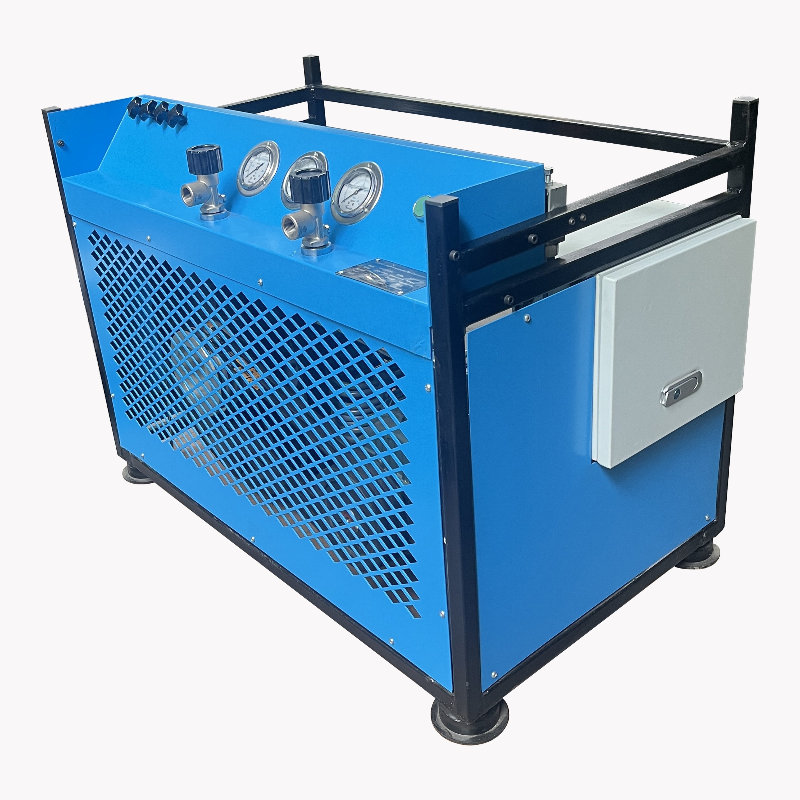 300BAR 5.5kw 0.215m3/min High Pressure Belt Booster air Compressor for Fire Using Hig Fighting
