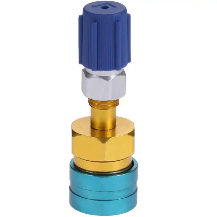 R1234YF to Low Side Quick Coupler AC Refrigerant Hose Adapter Quick Hydraulic Filling Coupler