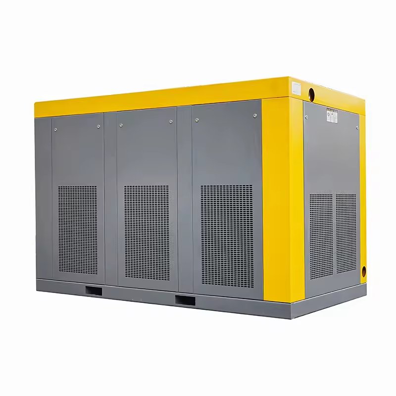 Industrial Silent Oilless 55kw 75kw 220/3/60hz 8 bar Air Compressor 75hp 100hp Dry Oil-free Screw Air Compressor