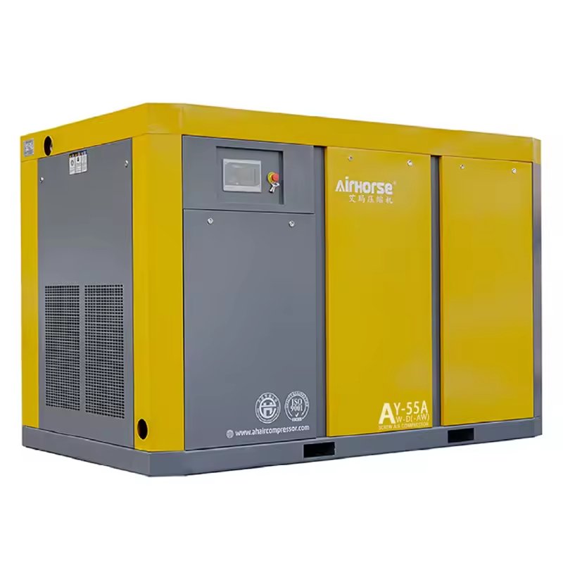 Industrial Silent Oilless 55kw 75kw 220/3/60hz 8 bar Air Compressor 75hp 100hp Dry Oil-free Screw Air Compressor