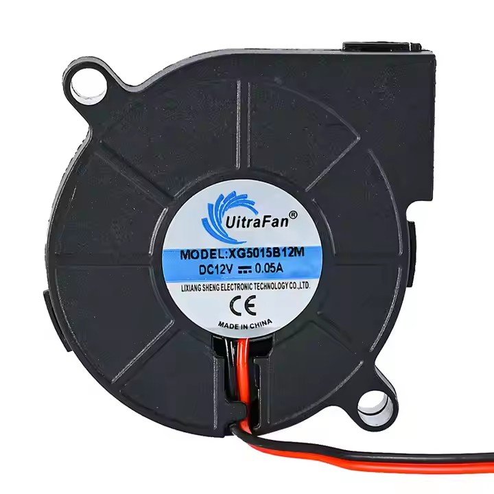 5015 Air Blower Fan Factory 12V PBT Material 5000 Hours 50mm Cooling DC Blower Fan