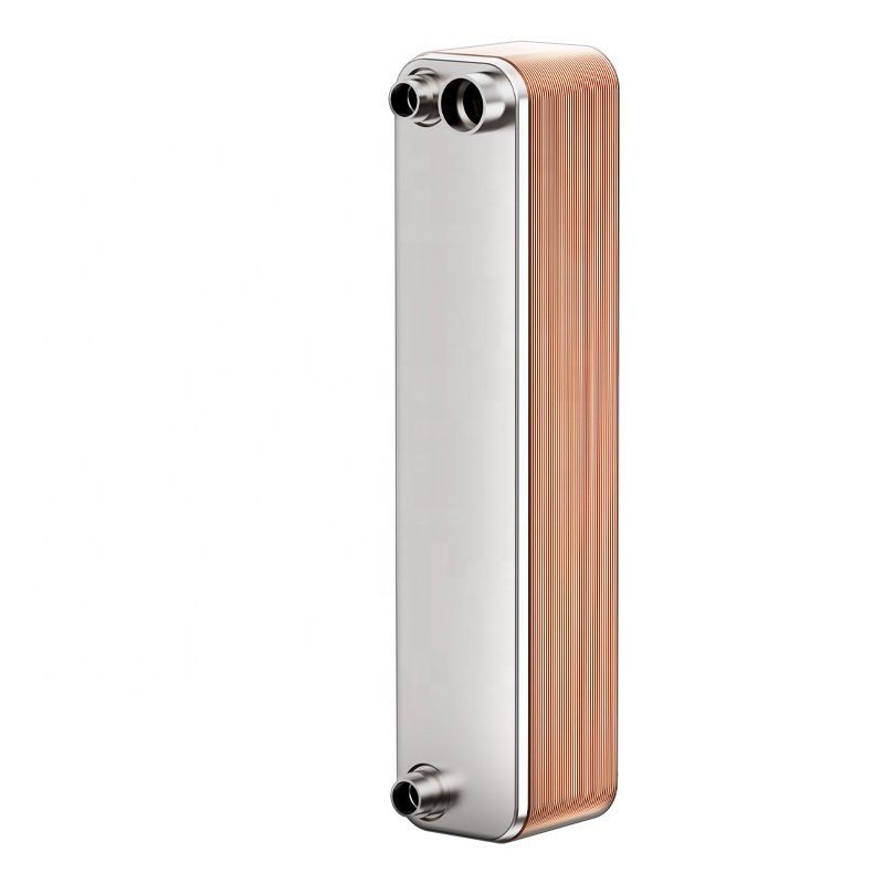 Custom 65m3/h Oil Cooler Stainless Steel Water Cooling System Water Heating Brazed Plate Heat Exchanger Coil Evaporator