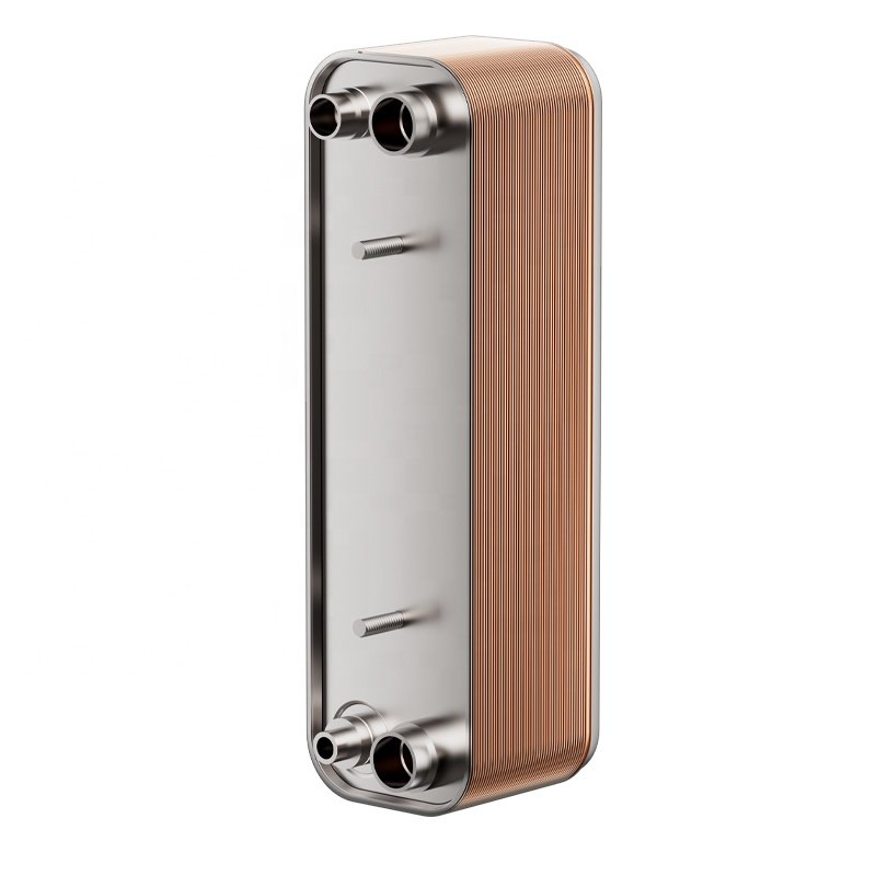 Custom 65m3/h Oil Cooler Stainless Steel Water Cooling System Water Heating Brazed Plate Heat Exchanger Coil Evaporator
