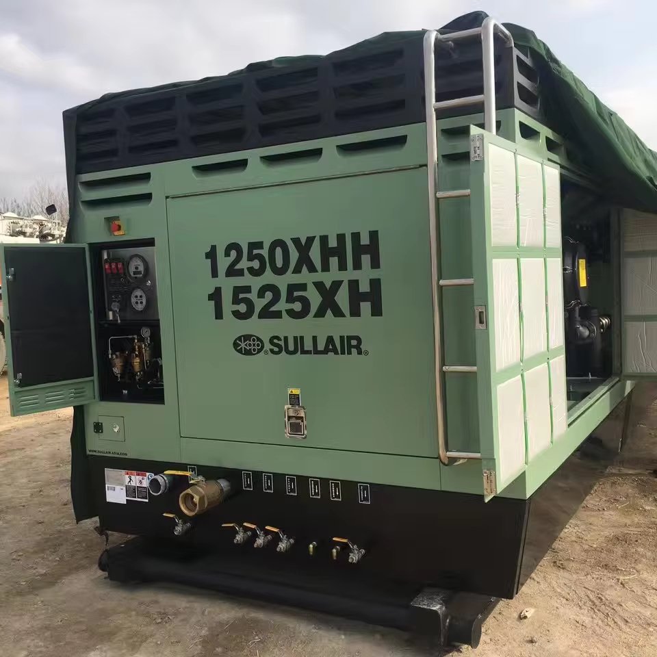 SULLAIR 1520 XH (High Pressure Gas ) Diesel Engine Mobile Screw air Compressor 1520cfm 43.2m³min 150-350psig 10-24bar