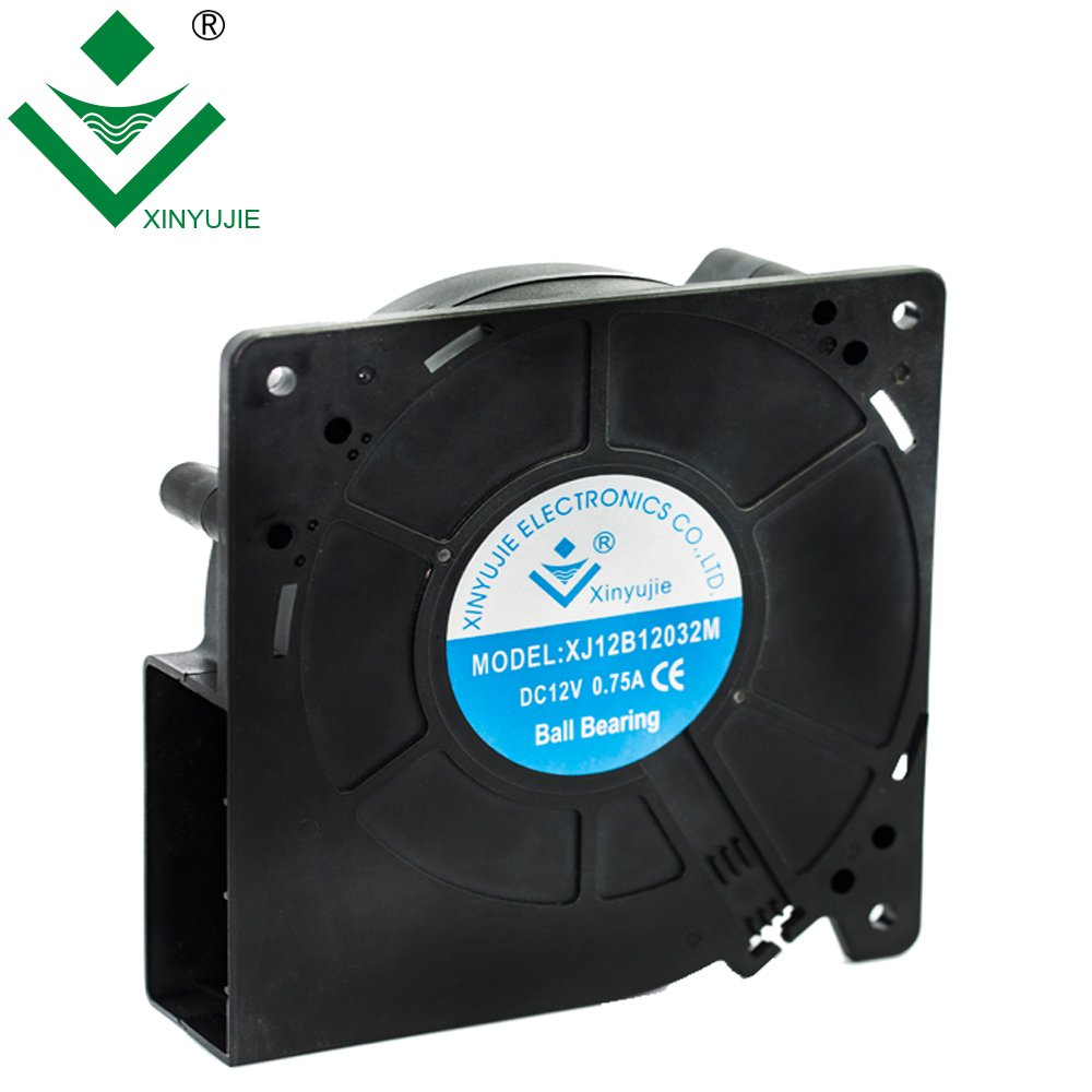 High Pressure Radial Fan 120mm 12v Centrifugal Fan 120x120x32mm Small Size air Blower Fan