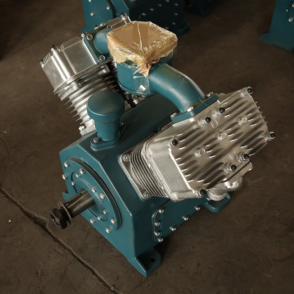 Factory Price Three Cylinder Diesel Power Belt Driven High Pressure Piston Air Compressor for Rock Drilling