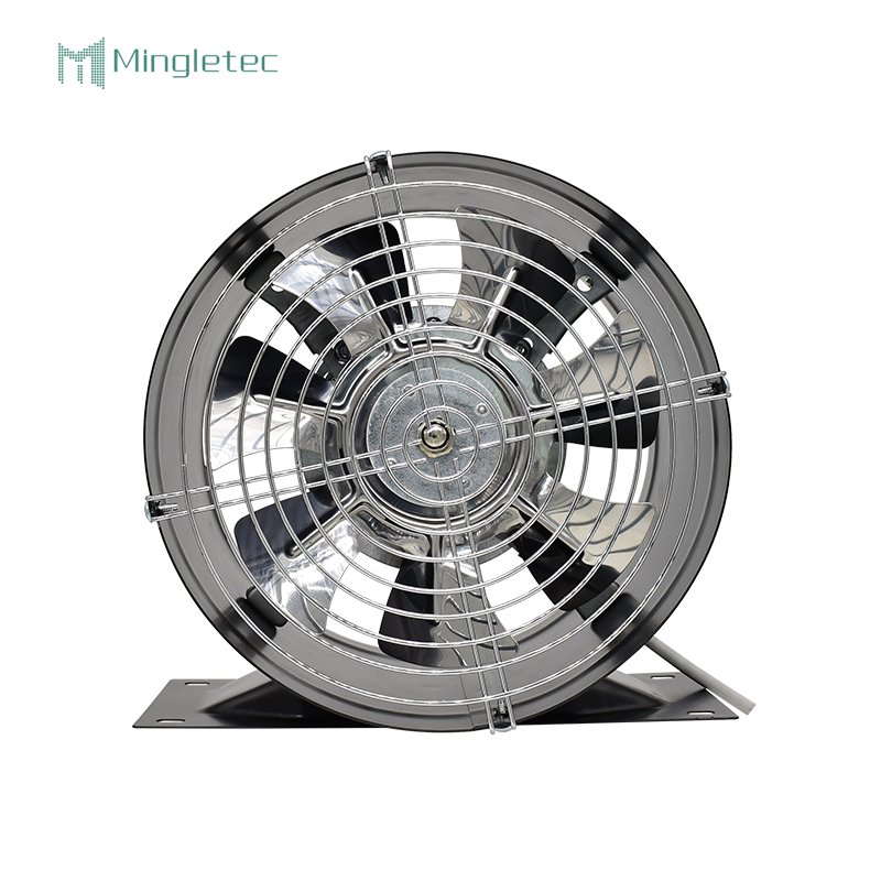 220V Simple Kitchen Fume Ventilation Free Installation Household Exhaust Fan with Base