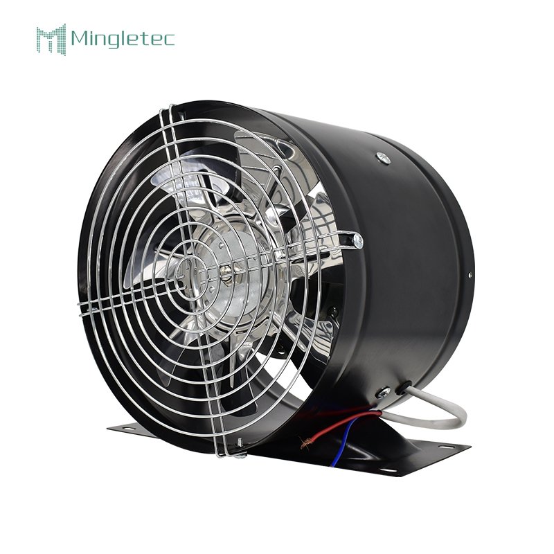 220V Simple Kitchen Fume Ventilation Free Installation Household Exhaust Fan with Base
