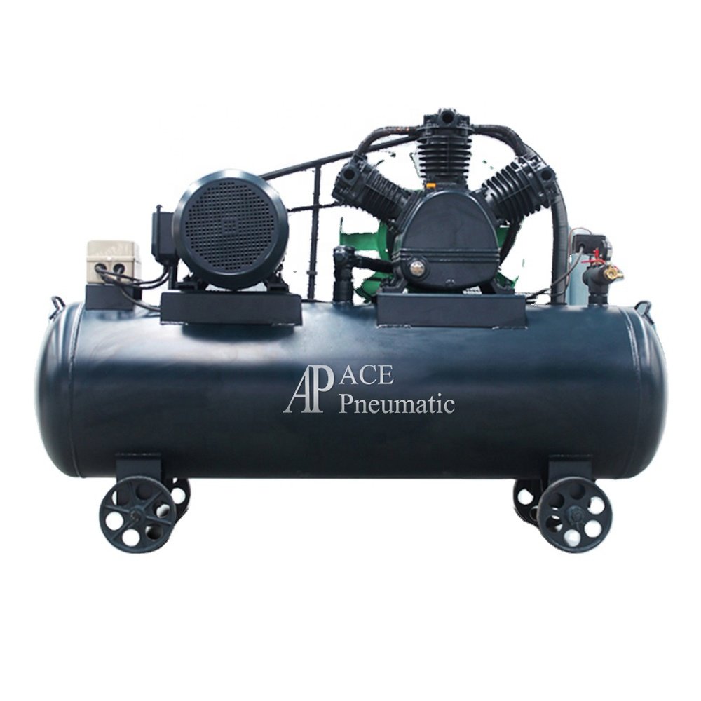 Combined 20 hp 15 kw Variable Frequency Belt Driven Air Compressor 7.5hp Belt Driven Type Air Compressor 380v