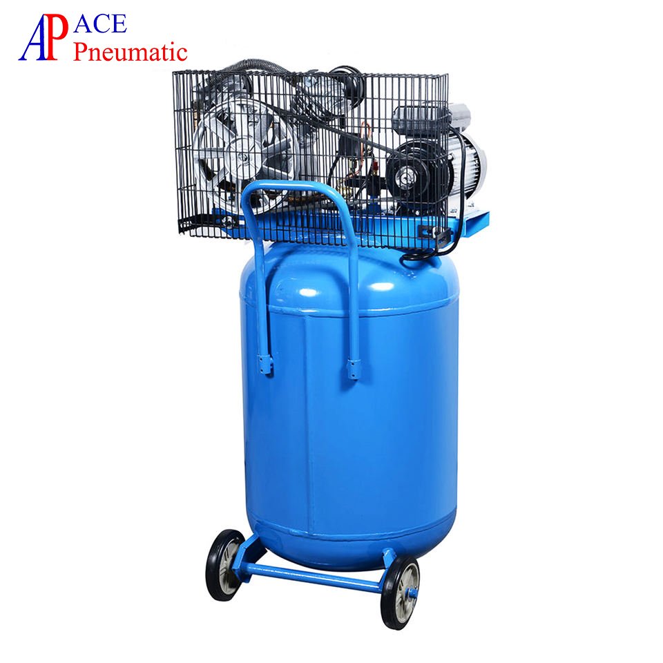 ACE Portable Belt Driven Industrial 50l/100l/150l/200l 3hp 7kw Vertical Air Compressor V-0.25/8