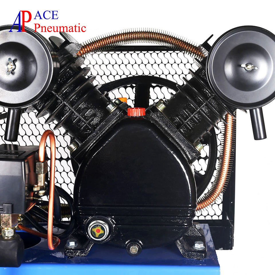 ACE Portable Belt Driven Industrial 50l/100l/150l/200l 3hp 7kw Vertical Air Compressor V-0.25/8