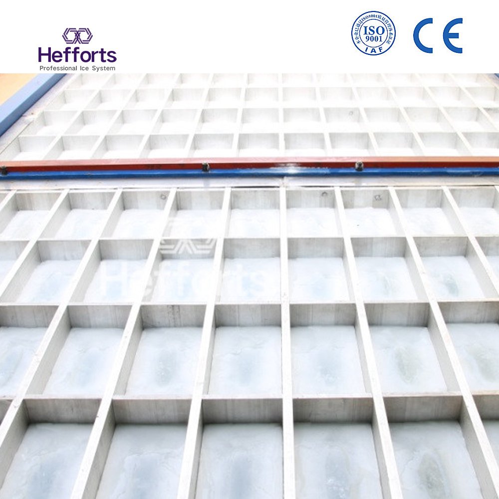 Cheap Hefforts Containerized Design Industry 1 Ton Ice Block Making Machine 5 10 Tons Ice Block Maker Machine in Africa