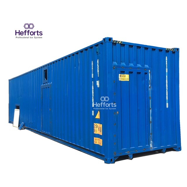 Cheap Hefforts Containerized Design Industry 1 Ton Ice Block Making Machine 5 10 Tons Ice Block Maker Machine in Africa
