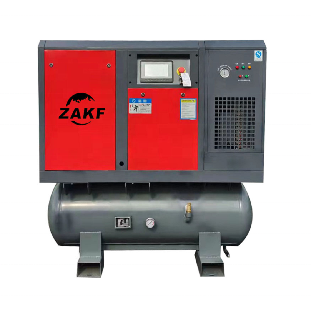 ZAKF AKH-15A 11kw 15hp Integrated Laser Cutting Screw Air Compressor 3 in 1rotary All in One 4 in 1 Screw Compressor