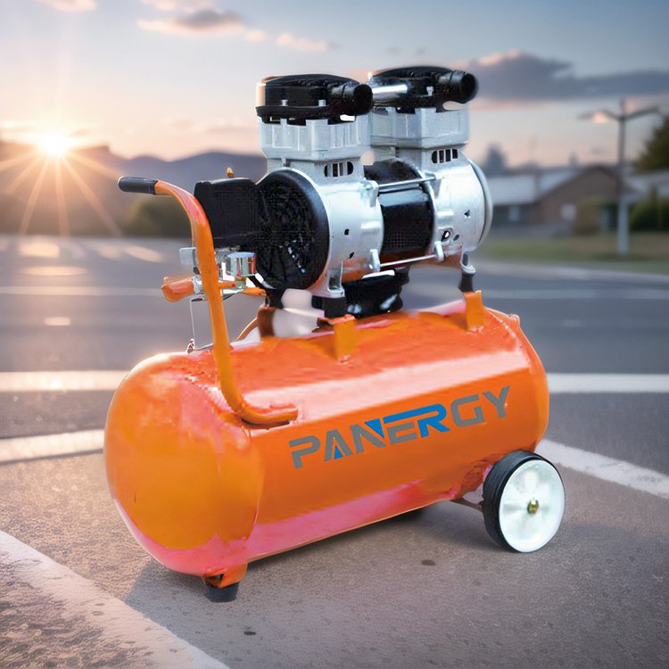 Compresor Portatil 24 Liter Car Paint Dental Oil Free Noiseless Ultra Quiet Air Compressor