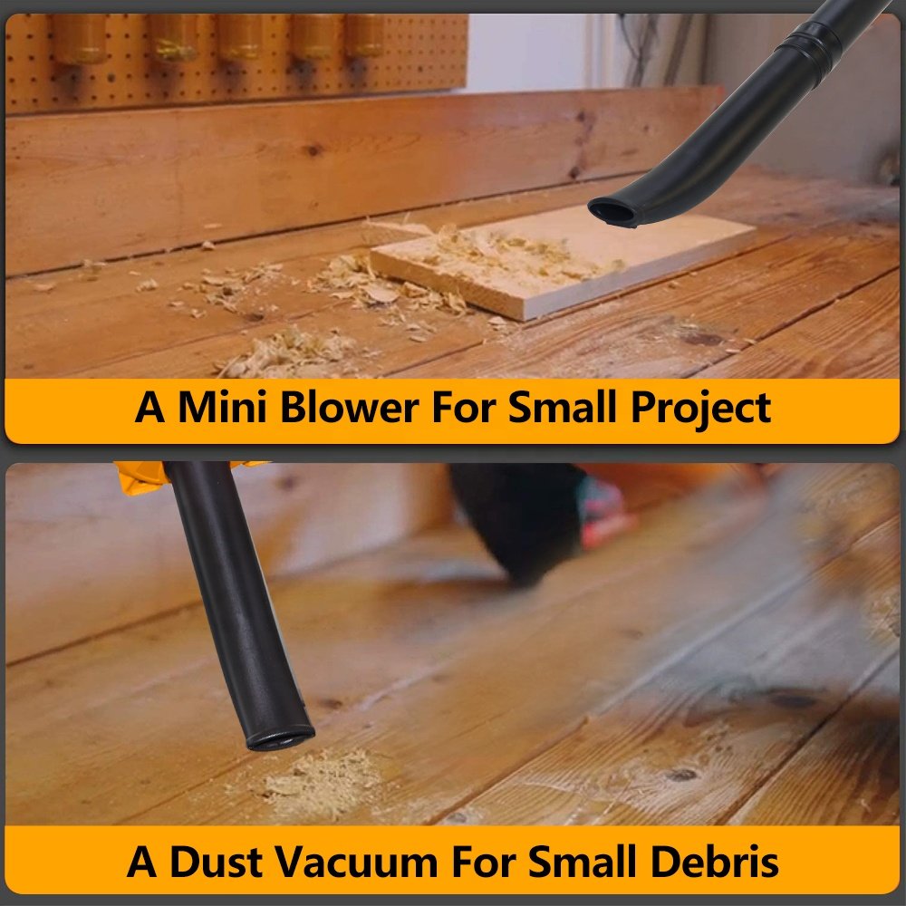 WORKSITE Customized 20V Cordless Blower Vacuum Battery Power Handheld Industrial Garden Snow Dust Car Air Leaf Blower