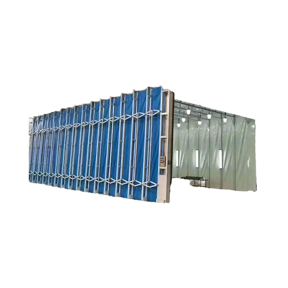 Retractable Spray Booth Paint Cabin Support OEM Paint Booths with Natural Ventilation System Removable Spray Space Without Heat