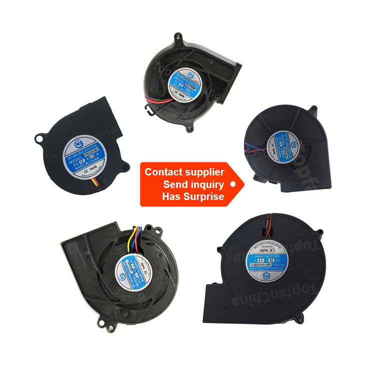 5V USB 9733 Mini Centrifugal Fan Blower 97x95x33mm 9733 Radial Air Blower Variable Speed DC BBQ Blower