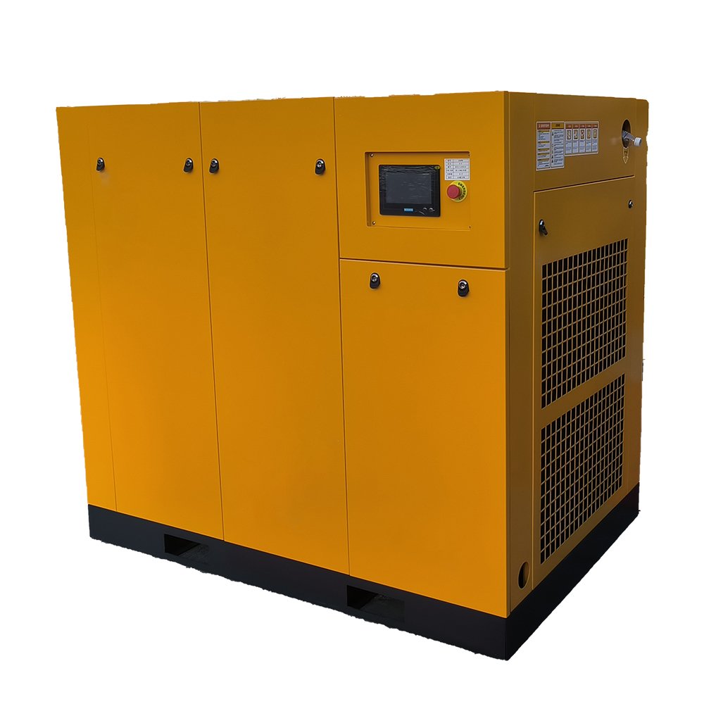 Industrial Electric Screw Air Compressor 7.5kw-22kw High Power with Silent Motor Gas Fueled 380V Quiet Air Pump Machine