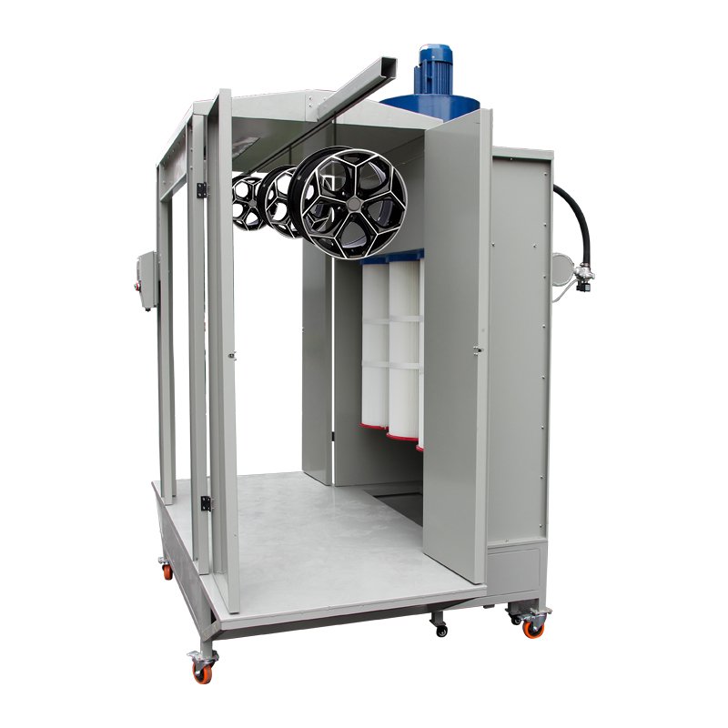 COLO-2152 Double-use Powder Coating Booth Metal Painting Spray Cabin