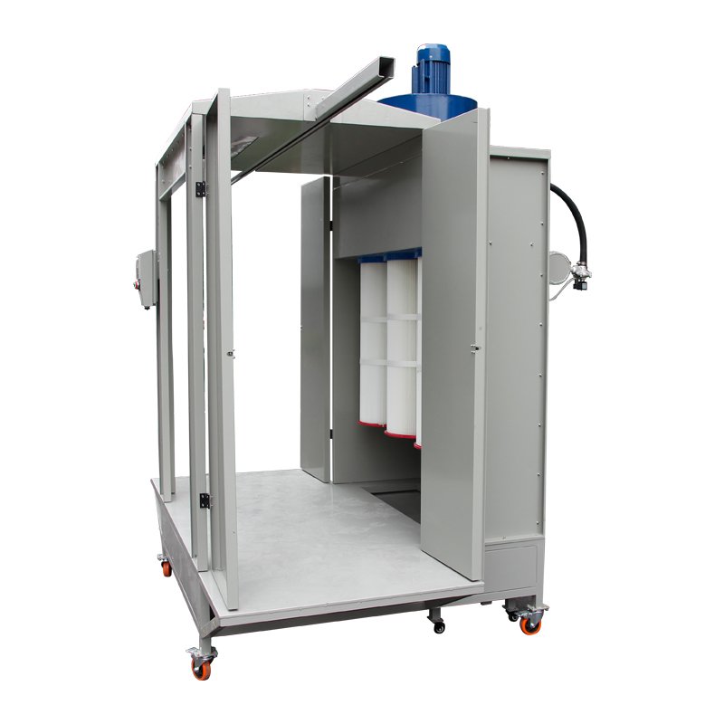 COLO-2152 Double-use Powder Coating Booth Metal Painting Spray Cabin