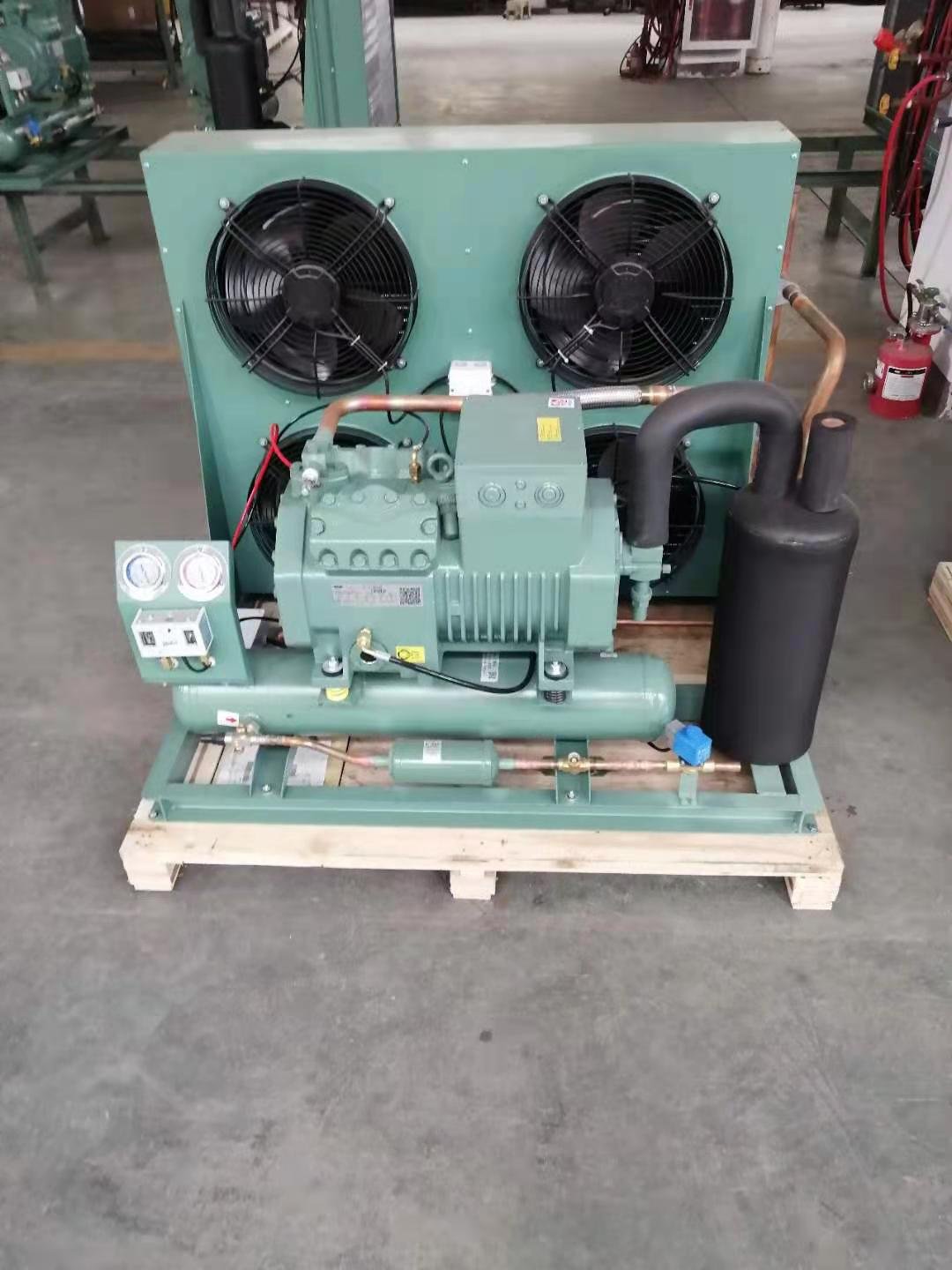 Factory 2hp 3hp 5hp 6hp 10hp Germany Air Cooled Compressor Condensing Unit for Cooling System Refrigeration