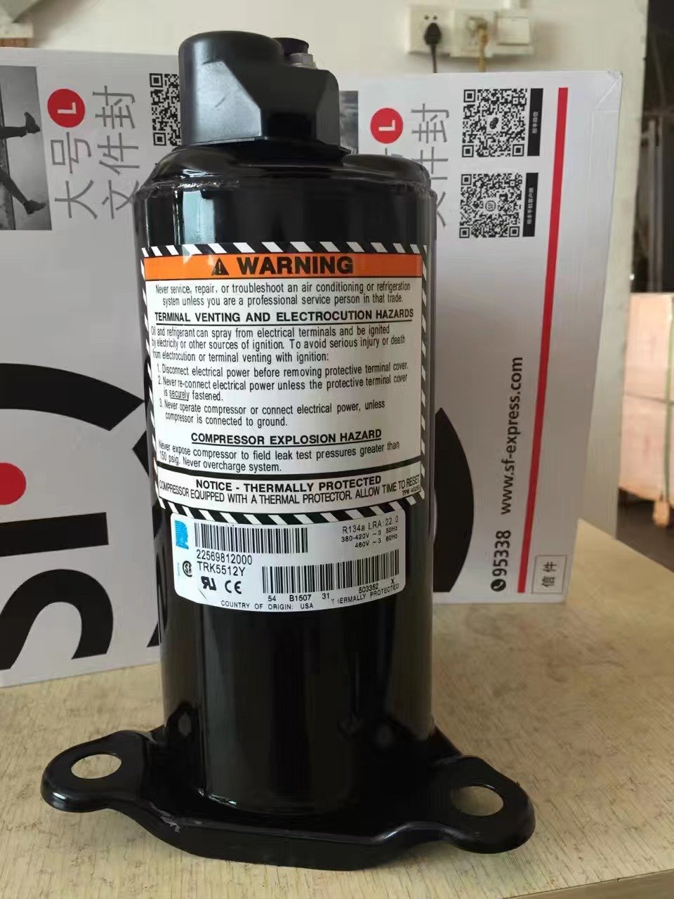 Best-selling Tecumseh Rotary Compressor TRK5480Y RK5480Y RK5512Y 380/460V 50/60HZ R134A Compresores De Refrigeration