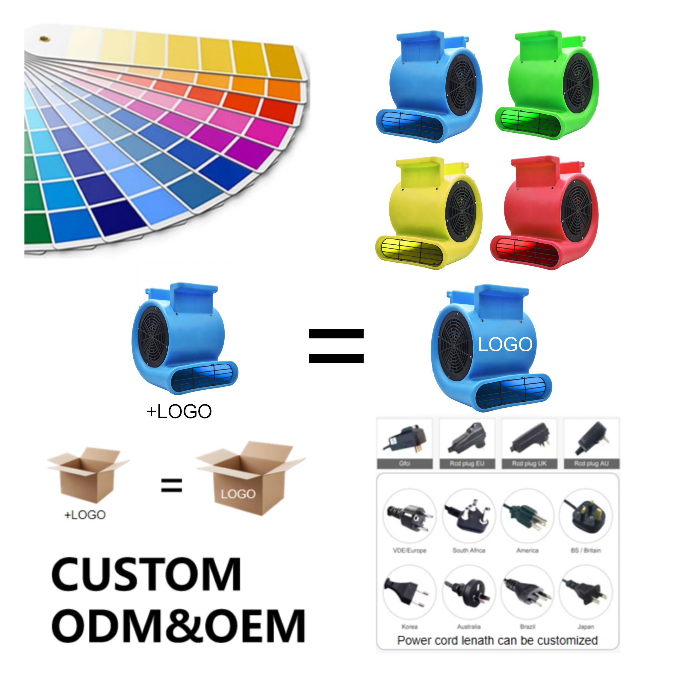 Stackable Mini Industrial Carpet Dryer Blower Fan Electric Air Mover for Water Damage Restoration Centrifugal Floor Drying