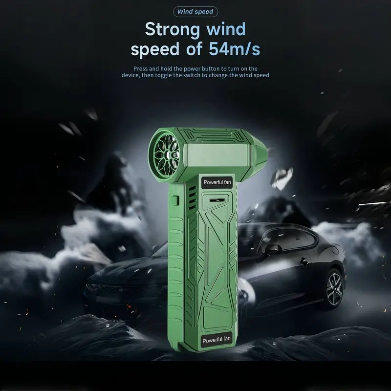 High-Speed Turbine Blower Fan Portable Premium Durable Material Air Leaf Blowing Machine Industrial Quality Assurance Battery