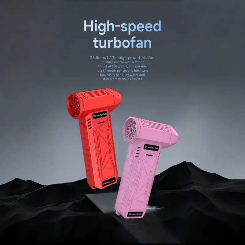 High-Speed Turbine Blower Fan Portable Premium Durable Material Air Leaf Blowing Machine Industrial Quality Assurance Battery