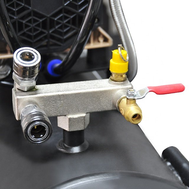 Industrial Pneumatic 1500W Brushless Oil Free Ac Silent Portable air Compressor for Spray Painting Screwdriver 30L Aluminum tank