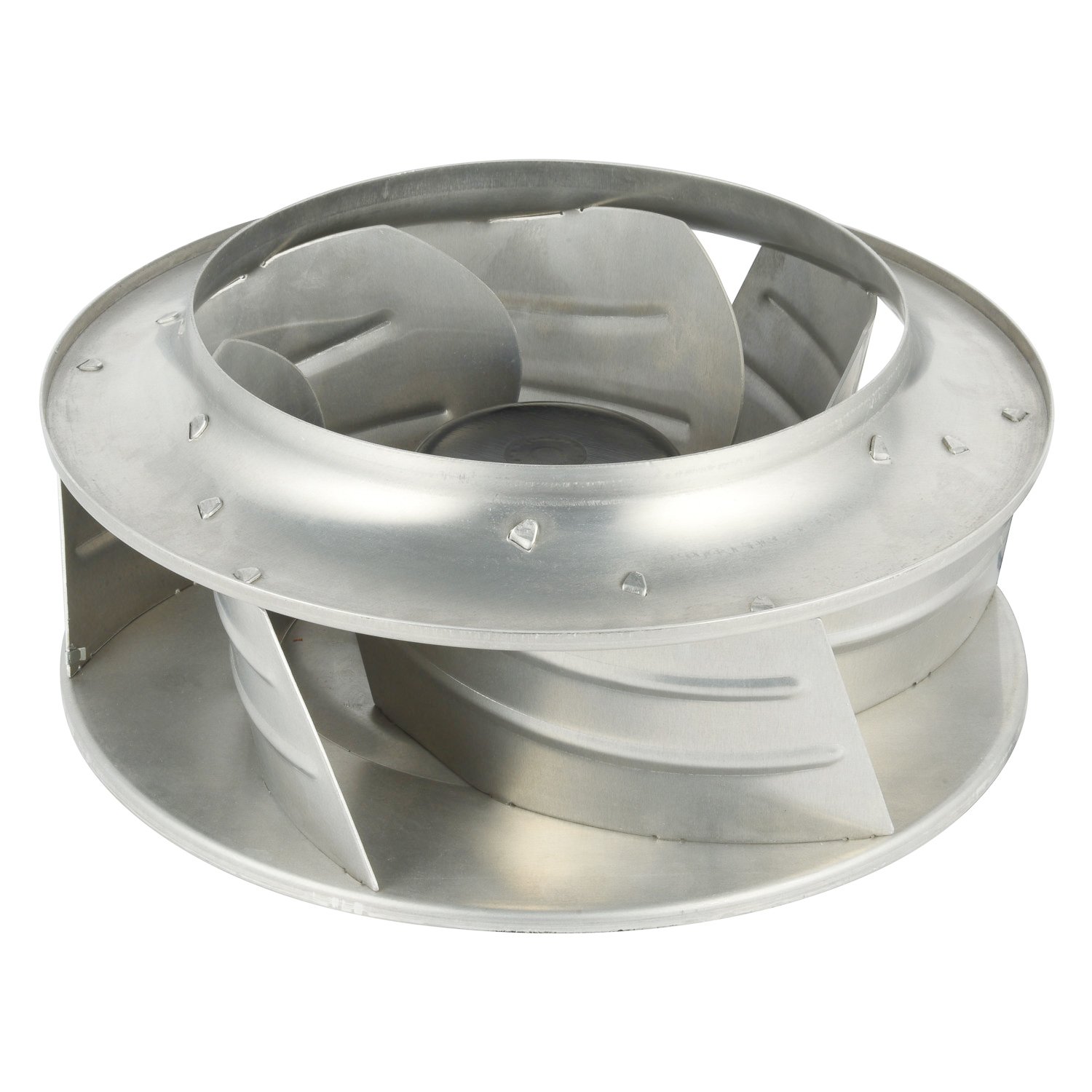 High Efficiency EC 280mm Aluminum Riveted Type Centrifugal Fan Backward Curved