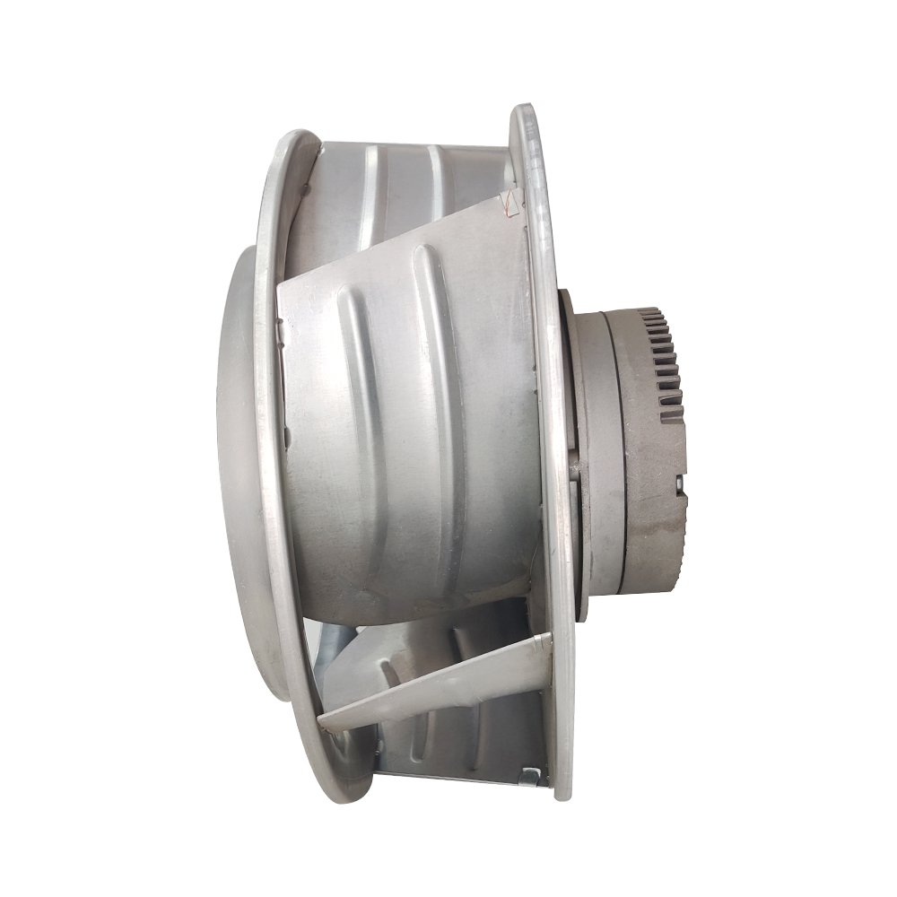 High Efficiency EC 280mm Aluminum Riveted Type Centrifugal Fan Backward Curved