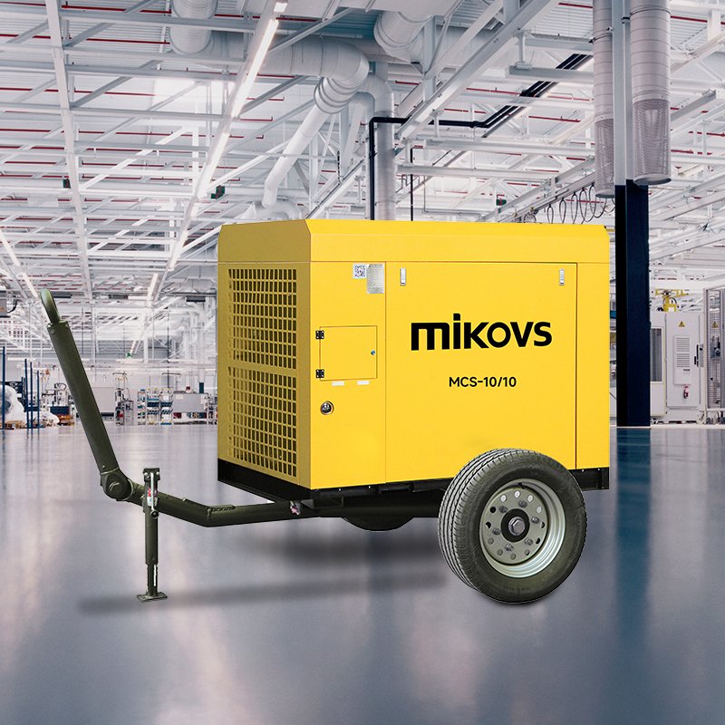37kw 55kw 60kw Compressor Industrial 7Bar 8Bar 10Bar Portable Screw Air Compressor for Drilling Rig 185cfm Diesel Air Compressor