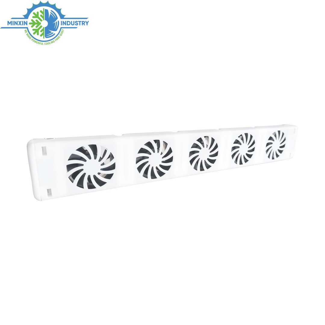 Twin Booster Fan with Thermostat Control Radiator Air Blower Ventilator Convector