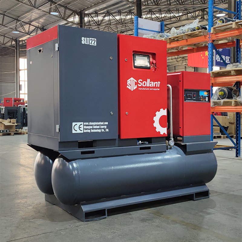air Compressor Screw Type Compressor With Dryer Rotary Screw air Compressor With air Dryer