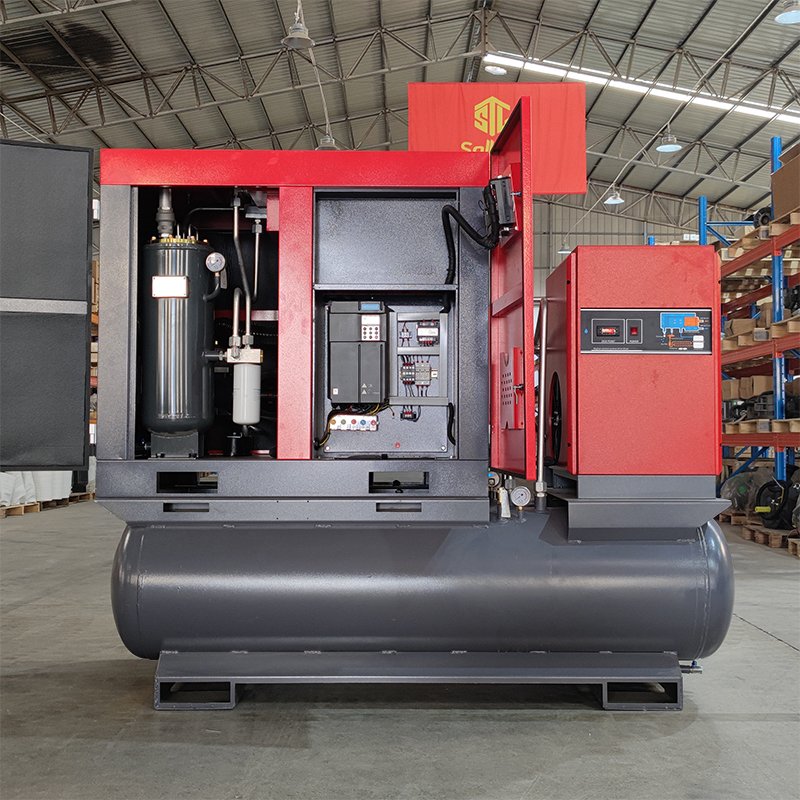 air Compressor Screw Type Compressor With Dryer Rotary Screw air Compressor With air Dryer