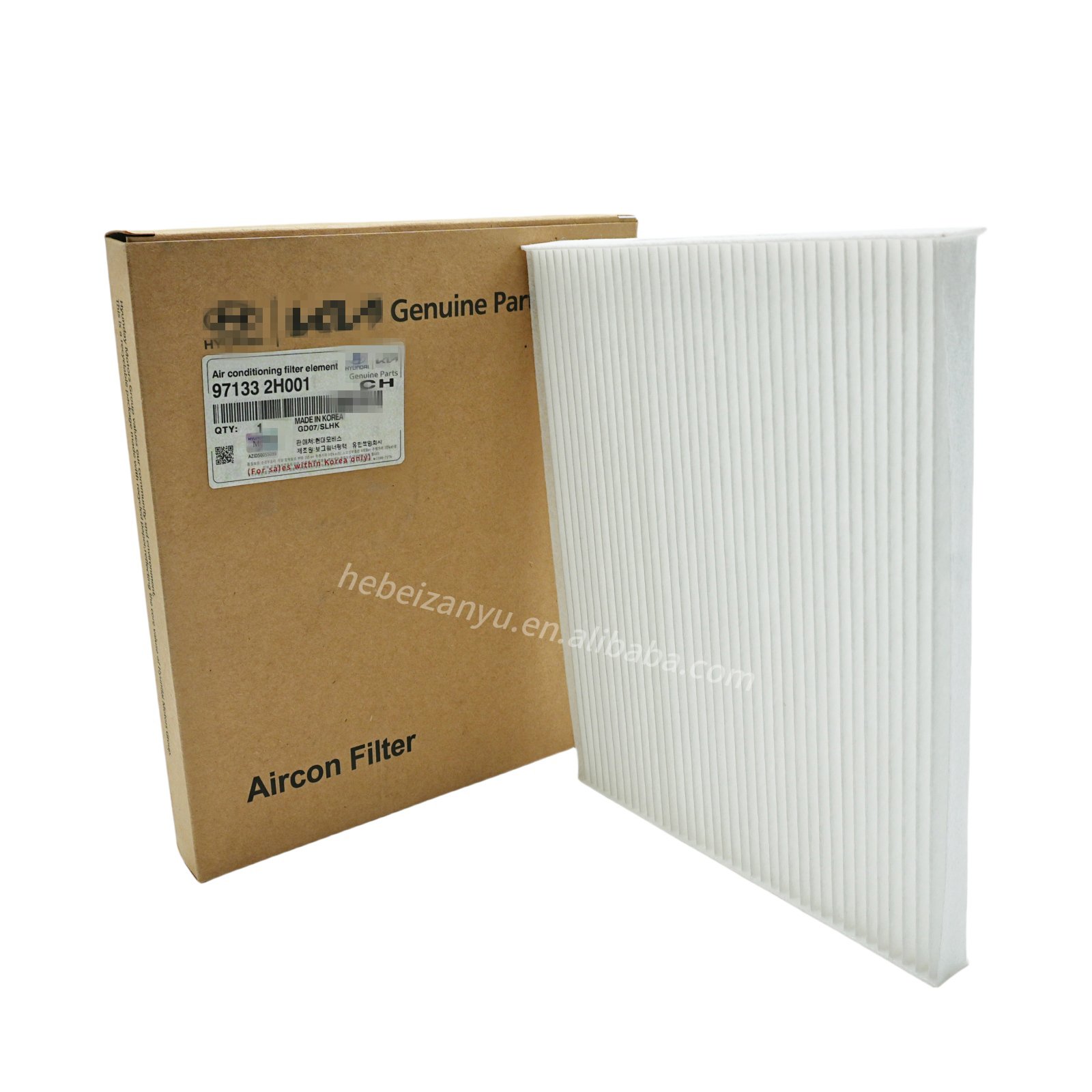 High Quality Air Conditioning Systems Air Cabin Filters 97133-2H001 for Hyundai Kia 971332H001