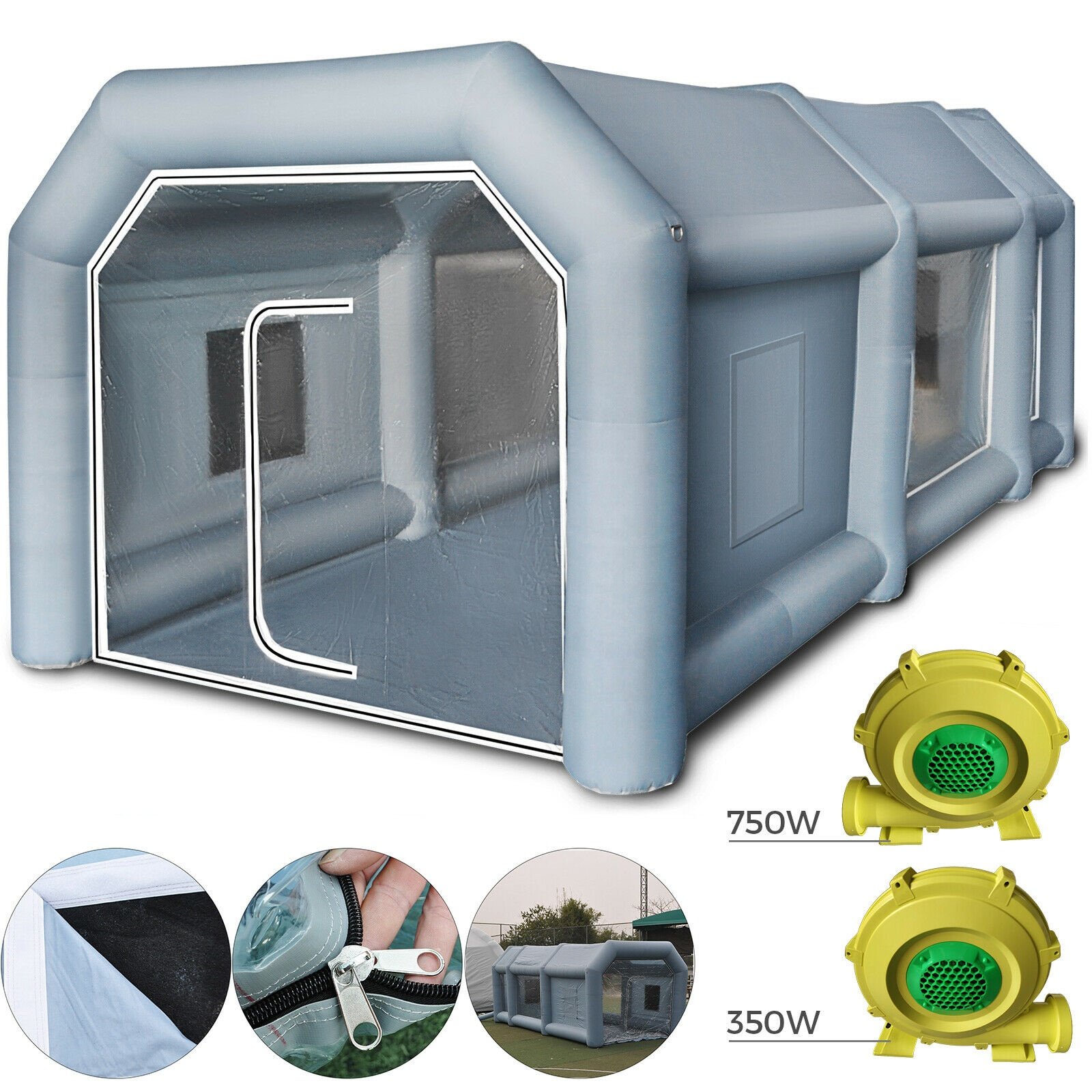 Automotive Blow-up Inflatable Paint Booth Factory Sales Portable Spray Booth Custom Tent Car Paint Booth